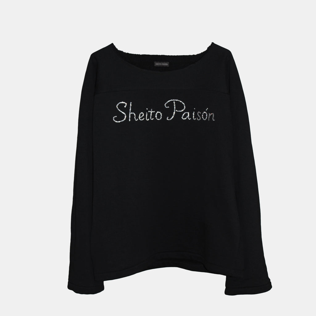 Camiseta de manga larga con brillos