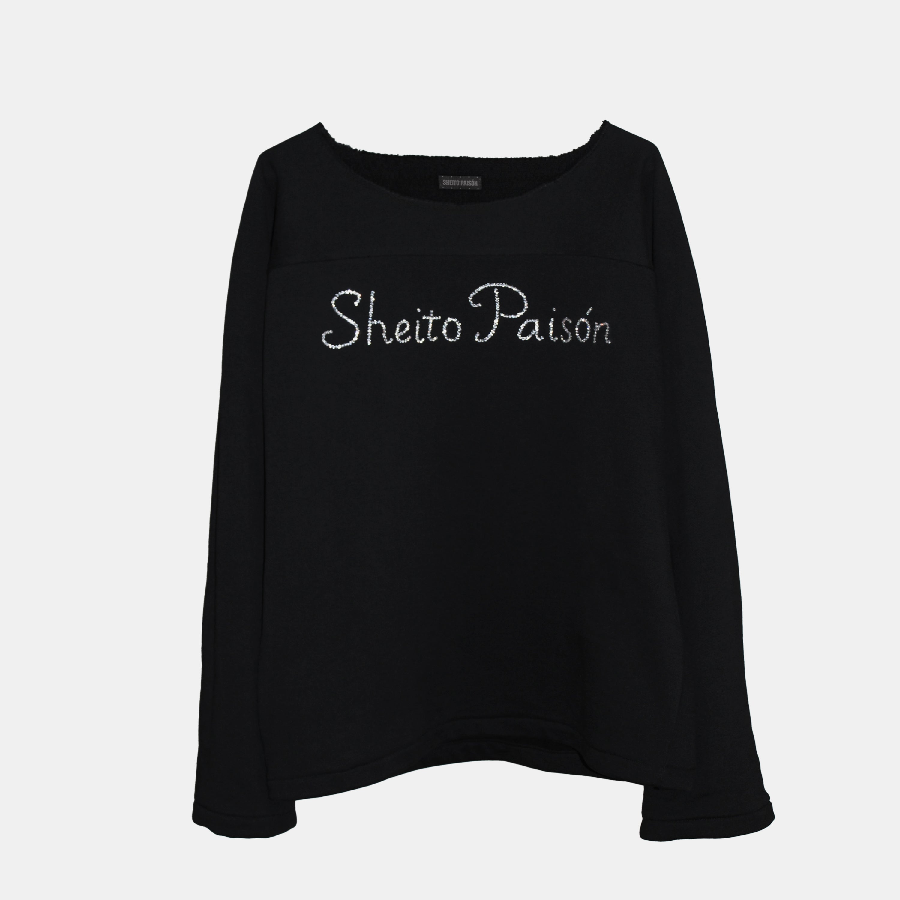 Camiseta de manga larga con brillos