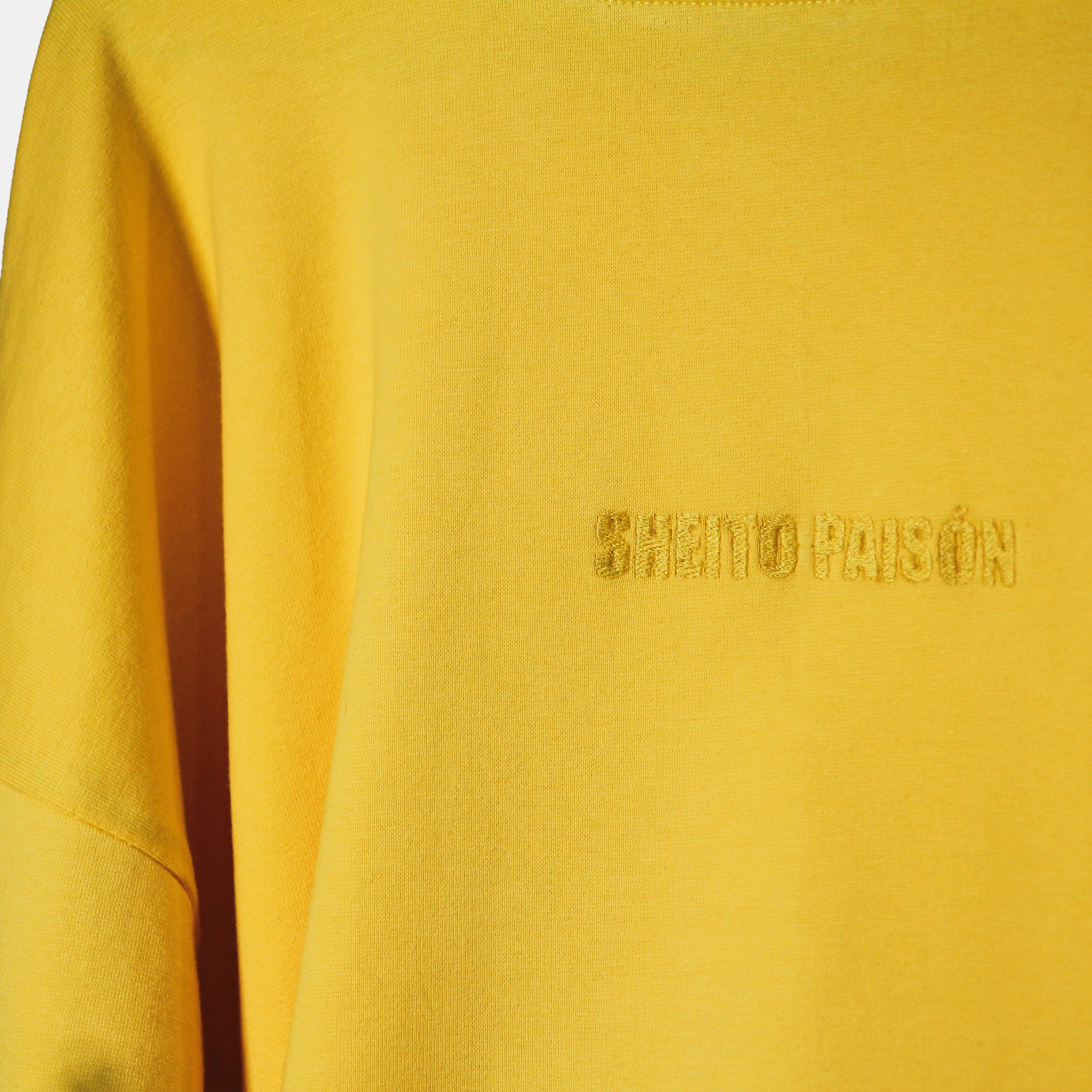 Camiseta de manga larga amarilla